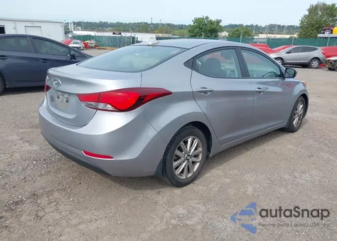 2016 Hyundai Elantra Se from USA, damaged, VIN 5NPDH4AE4GH660132